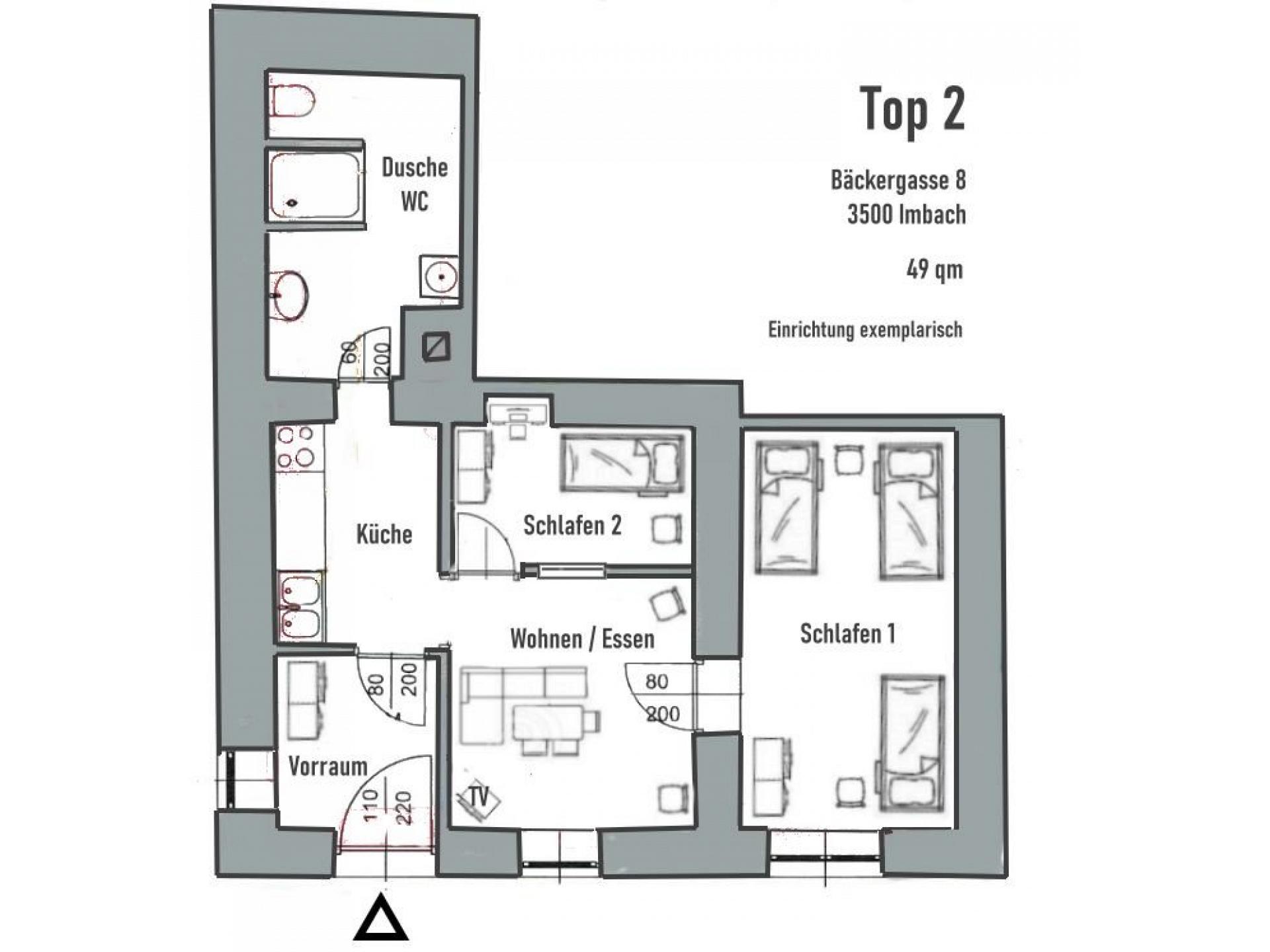3500: Apartment KREMSTAL / Top 2 Foto 2