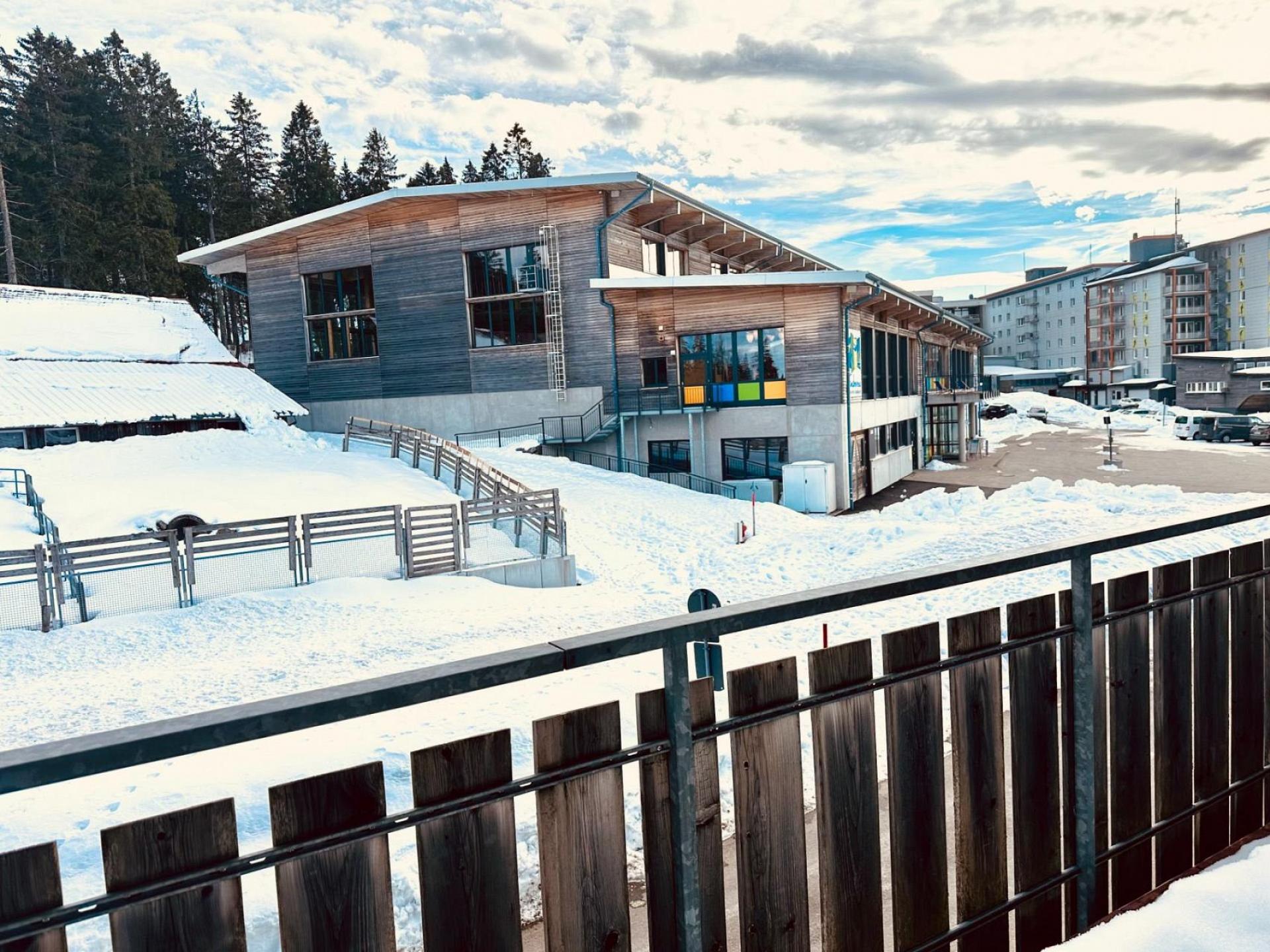 Blick vom Balkon