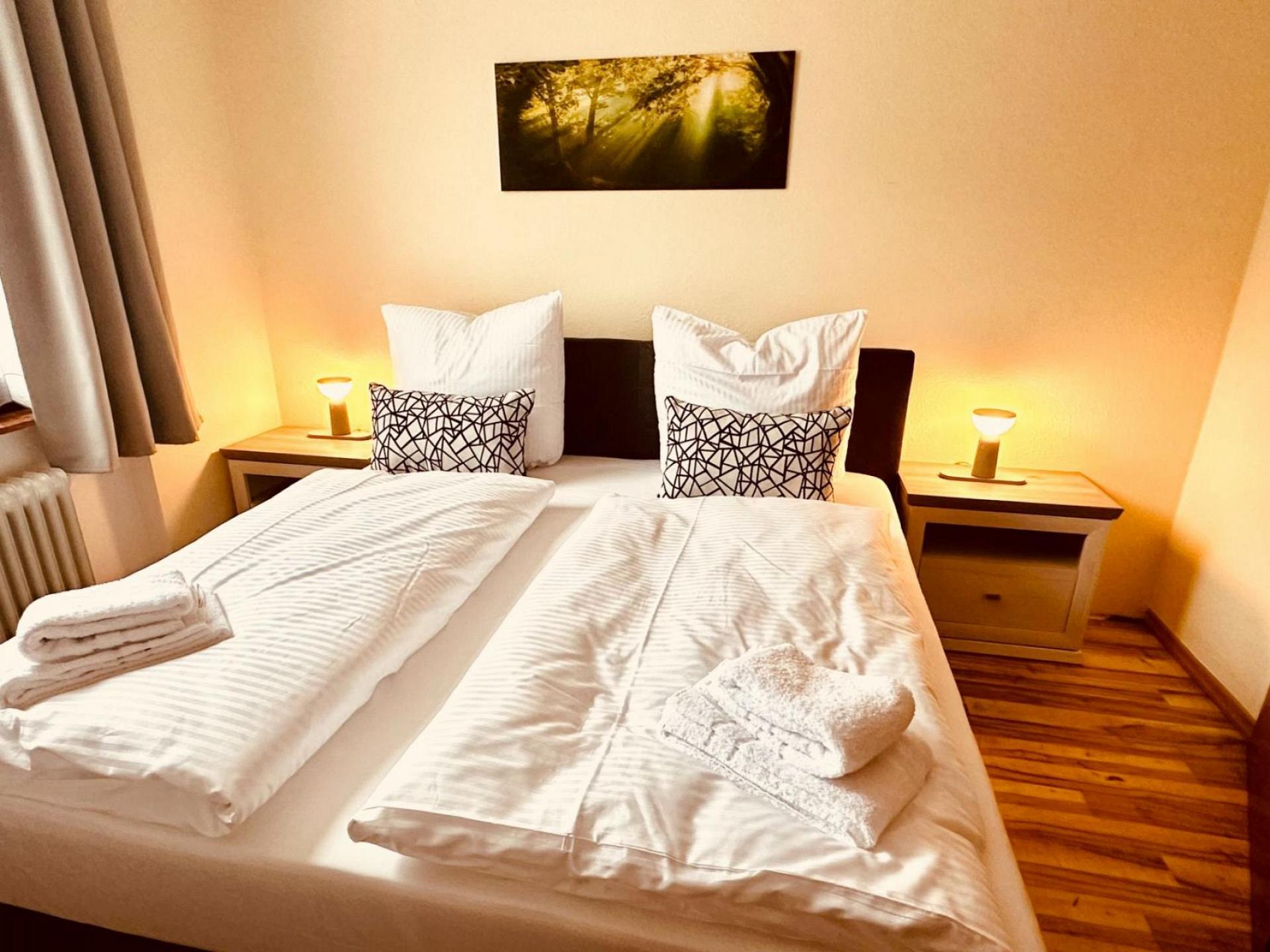 Doppelbett im Schlafzimme