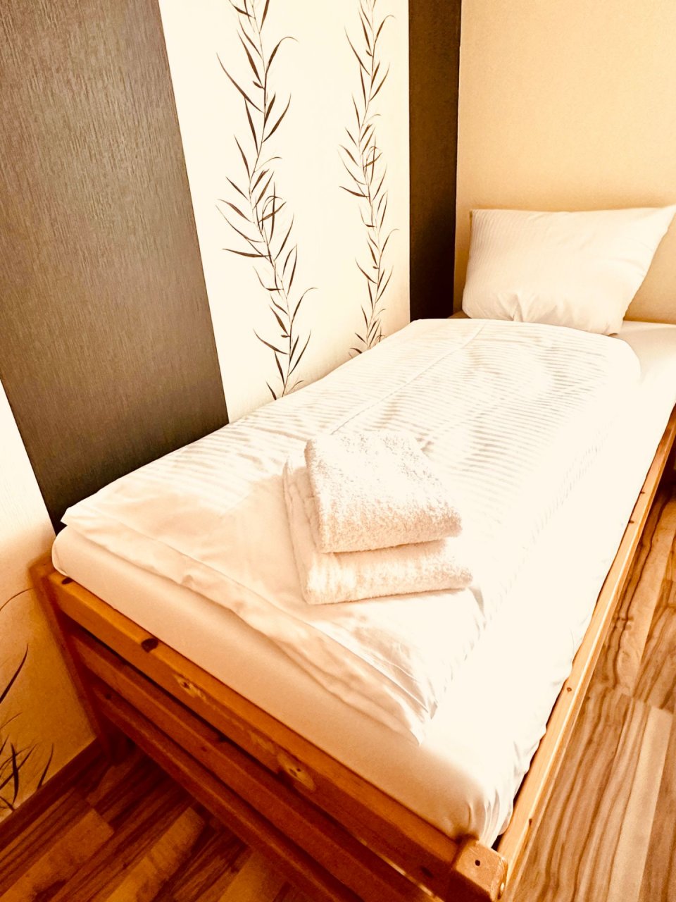 Einzelbett im Schlafzimme