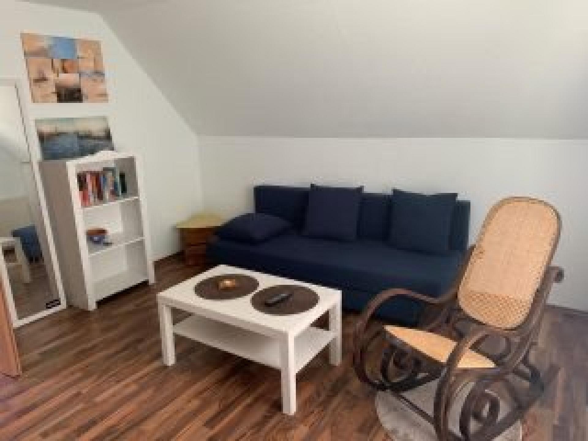 Leseecke mit Schlafcouch