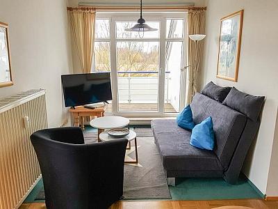 Fewos Residenz Haffblick mit Hund