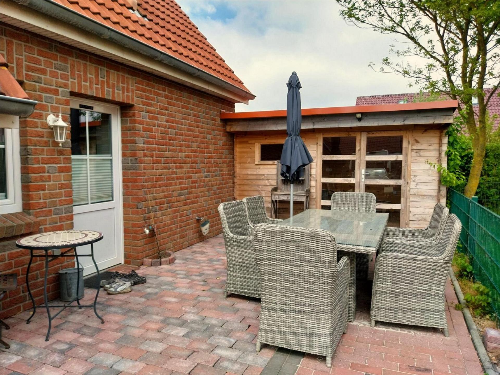 Eingang und zweite Terras